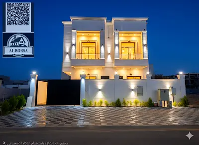 🏡 فيلا أول ساكن للإيجار في الحليو | 6 غرف ماستر | مجلس وصالة | غرفة خادمة + رووف | 130,000 درهم