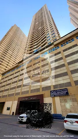 BEST OFFER ! 1 BHK WITH PARKING FOR RENT IN LILIES TOWER EMIRATES CITY AJMAN