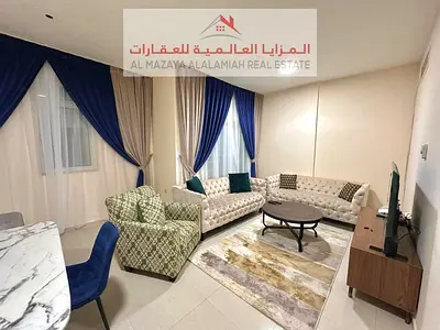 للايجار شهري - شقة غرفة و صالة مفروشة بالكامل - الشارقة - المجاز 3 - مع انترنت