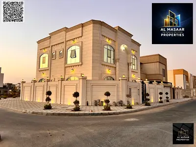 فيلا راقية للبيع زواية 3 شوارع بسعر شامل الماء والكهرباء والمكيفات– موقع استثنائي قريب من شارع الشيخ محمد بن زايد