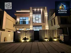 A luxury villa in Al Helio - Ajman, including registration fees and air conditioners, with free owne