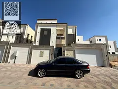 🏡 Villa for rent in Al Yasmin, first occupancy | 5 master bedrooms + living room + lounge + swimm