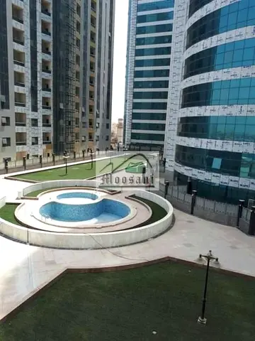 BRAND NEW 2 BHK WITH PARKING FULL SEA VIEW IN ORIENT TOWER A VERY EASY WAY TO GO TO AJMAN CORNICHE
