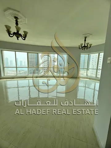 ثلاث غرف وصالة بمساحات ممتازة  تكييف على المالك، جيم ومسبح مجاني، شهر مجاني