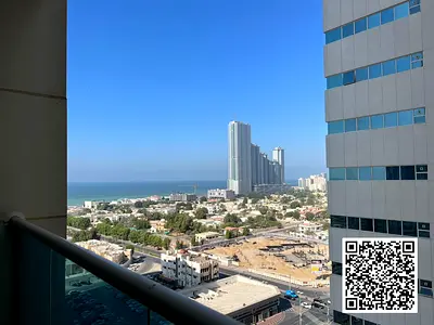 Garden View 1 Bhk in ajman one tower for rent