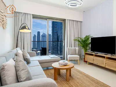 Fully Furnished 3BHK + Maids Room w/ Partial Burj Views at Top Floor | All Bills Included