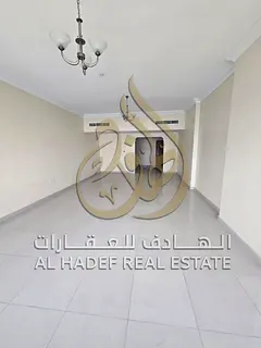 Experience luxury right by the sea! A royal apartment in the heart of Al Taawun, 3 bedrooms, a livin