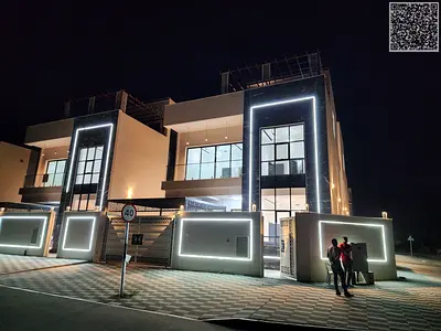 🏡 Ready to Move | 7 Bedroom Luxury Villa for Sale in Al Helio – Ajman | Including Transfer Fees | Water & Electricity Connected