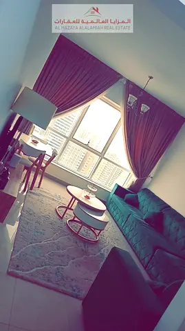 شقة مفروشة بالكامل للإيجار الشهري في التعاون 1، تتكون من غرفة نوم واحدة وحمام واحد