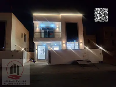 Luxury 5-bedroom villa for sale in Al Zahia area, including electricity, water, and air conditioning.