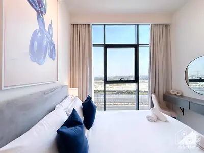 Sleek Studio in Azizi Riviera with Balcony- ALL BILLS INCLUDED