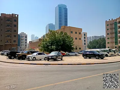 ارض تجارية كورنر g+6بالقرب من الكورنيش وشارع الشيخ حميد بن راشد