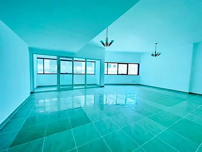 Opp Ansar mall very spacious 2bhk with 3 bathrooms+Balcony+wardrobes+gym+pool just in 60k call