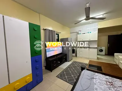 شقة استوديو كبيرة الحجم مفروشة بالكامل للإيجار