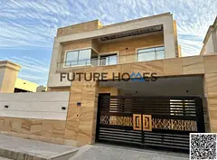 Stunning Brand New 5 Bedroom and 6 Bathroom Ultra Spacious Corner Villa For Sale in Al Yasmeen, Ajma