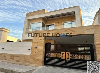 Stunning Brand New 5 Bedroom and 6 Bathroom Ultra Spacious Corner Villa For Sale in Al Yasmeen, Ajman