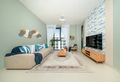 Modern 1BR with Beach Access Blue Bay Walk