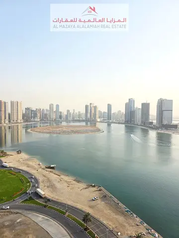 للايجار شهري -شقة ثلاث وصاله جديدة بالكامل - سوبر ديلكوس - انترنت - الشارقة, الممزر