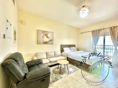 Fully Furnished Studio - with Balcony I JVT