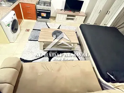 For monthly rent, a STUDIO in Al Khan area with free internet