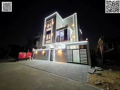 Luxury Villa for Sale in Al Zahya – Ajman | 6 Bedrooms + Private Pool + Rooftop Sitting Area | AED 1,800,000 (Including Water, Electricity & A/Cs)