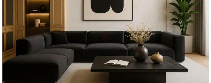 Modern L shape sectional 5 seater Sofa