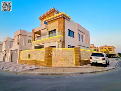 A luxurious corner villa in Al Yasmin, Ajman. Elegant design and high-quality finishes make it the perfect dream home for the family!"