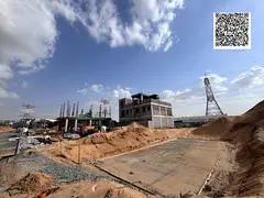 Land for sale in Ajman, Al Yasmeen area. Residential townhouse/villa. Permit: G+2 on a paved road. D