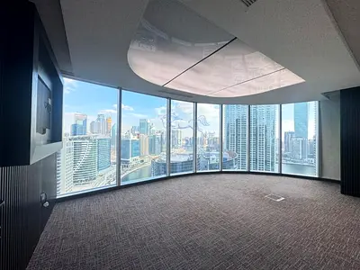 Glass Partitioned Office | Multiple Size Available | Canal View