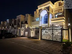 Ultra Luxury 6 Master Bedroom White Villa for Sale in Al Helio 2, Ajman – Prime Location | Outdoor