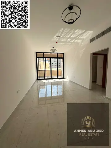 شقة فاخرة للإيجار السنوي في الحميدية – عجمان | أول ساكن | غرفة ماستر وصالة بتشطيبات سوبر ديلوكس | قريبة من المحكمة والمرور | 38,000 درهم
