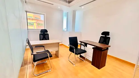 FURNISHED OFFICE FOR RENT |  ALL INCLUDED | 1 YEAR