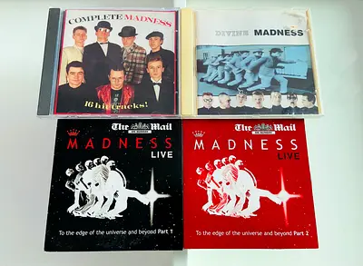 4 Madness Music CD’s