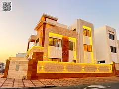Luxury villa with 7 master bedrooms in the heart of Al Bahia, Ajman. Spacious living areas | High-e