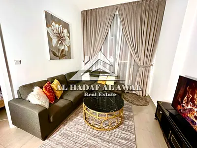 For monthly rent: one bedroom and a hall in Al mamsha  with free internet parking swwimng pool and gym