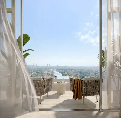 1 br high floor Jumeirah Islands view