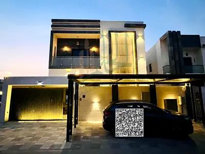 Villa for rent in Al Bahia area Fully furnished villa ready for immediate move in. There is a setback in front of the villa with an external canopy,