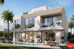 Luxurious villa with landscaped gardens pool