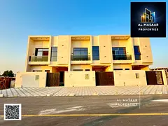 A luxurious villa for sale, combining elegance, comfort, and an ideal location in one of Ajman's