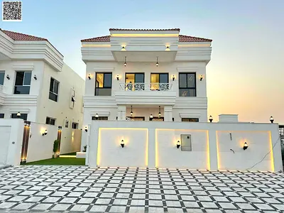 فيلا بسعر شامل رسوم التسجيل والتملك على الشارع الرئيسي جاهزة للسكن في أرقى مناطق عجمان تملك حر