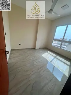 For annual rent in Ajman, Al Jurf 3 area: a distinctive apartment, first occupancy, with a very spac
