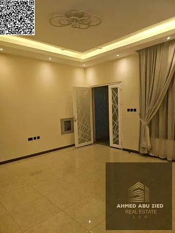 Luxury Villa for Annual Rent in Al Zahya Ajman Direct from Owner with 6 Master Bedrooms, Maid Room, Roof, Balconies and Covered Parking, 4 Cheques Pla