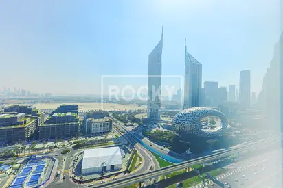 Sheikh Zayed Road View | 3 Parking | Fitted office