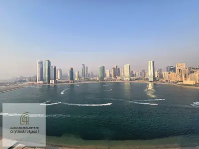 Freehold for all nationalities | 2-bedroom apartment with full sea view and spacious balcony – La Plage 1, Al Mamzar