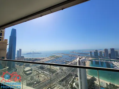 FULL SEA VIEW | UPGRADED 2-BEDROOM | DUBAI SKYDIVE DROPZONE VIEW | PALM JUMEIRAH VIEW
