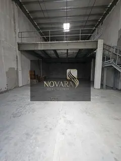 Mezzanine Warehouse – 25 kW Electricity – 3,600 sq. ft. – Brand New for Rent in Al Bahia, Ajma