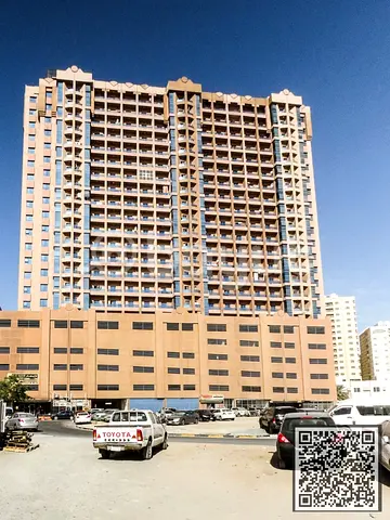 SPACIOUS RENTED STUDIO OPEN VIEW WITH PARKING IN NUAIMIYA TOWER C, AJMAN.