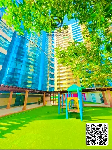 🌿 Fully Furnished 1BR with Beautiful Garden View in Horizon Towers – Ajman