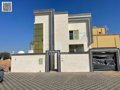 فيلا مودرن للبيع في الزاهية - عجمان | 5 غرف ماستر | تشطيبات فاخرة | تصميم عصري | موقع مميز