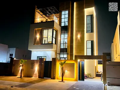 Luxury villa with private pool in one of Ajman's most prestigious areas, prime location close to all amenities, including electricity, water, air cond